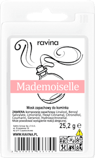 Sojowy wosk zapachowy do kominka Mademoiselle  ravina