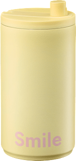 Reisebecher "Smile", gelb/lavendel (350 ml), 1 St