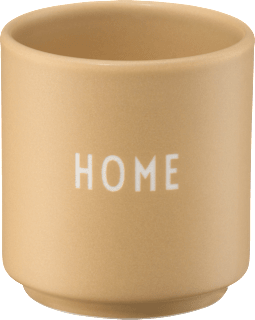 Espressobecher aus Porzellan "HOME", beige, 1 St