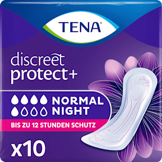 discreet Einlagen Inkontinenz Normal Night TENA
