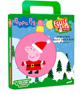 vánoční snack box Peppa pig  Fruitfunk