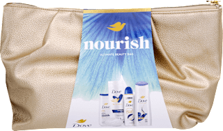 Nourish ajándékcsomag neszesszerben Dove