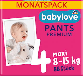 Premium pelene gaćice junior Jumbo Pack, vel. 4 (8-15 kg) babylove