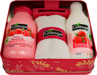 Set cadou METALIC ZMEURA Cottage