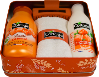 Set cadou METALIC CARAMEL Cottage