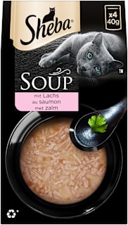 Katzensnack Classic Soup mit Lachs Sheba