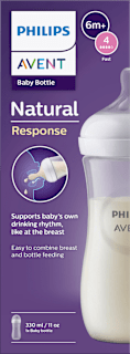 Babyflasche Natural Response weiß, ab dem 3. Monat, 330ml  PHILIPS AVENT