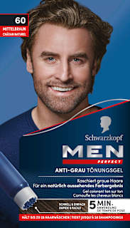 Anti-Grau Tönungs-Gel - Nr. 60 Natur Mittelbraun Schwarzkopf Men Perfect