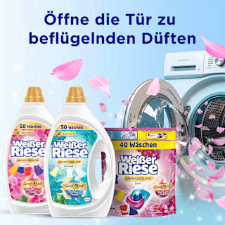 Universalwaschmittel Gel Aromatherapie Floral Sensation Weißer Riese