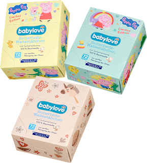 Памучни клечки за уши, различни цветове/мотиви babylove