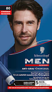 Anti-Grau Tönungs-Gel - Nr. 80 Natur Schwarzbraun Schwarzkopf Men Perfect