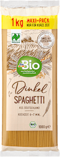 Nudeln Spaghetti aus Dinkel Maxi-Pack dmBio
