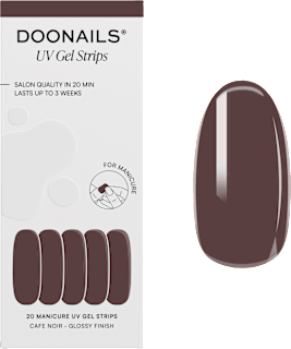 UV Gel Nagelfolien, Gel Strips Cafe Noir Doonails