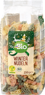 Bio téli mintás színes száraztészta dmBio