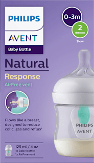 Babyflasche Natural Response AirFreeVentil, von Geburt an, 125ml  PHILIPS AVENT