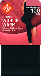 Leggings Wohlig Warm schwarz Gr. 38/40, 100 DEN nur die