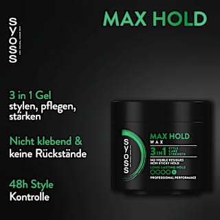 Haarwachs 3in1 Max Hold syoss
