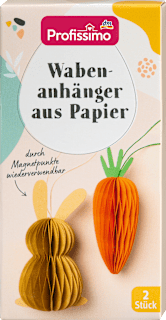 Papirnata dekoracija – oblik zeko i mrkva Profissimo