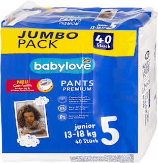 Pelene gaćice junior vel. 5 (13 – 18kg) – jumbo pakiranje babylove