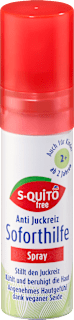 Insektenschutzspray Soforthilfe Anti Juckreiz S-QUiTO free