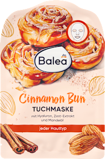 textilní pleťová maska Cinnamon Bun Balea