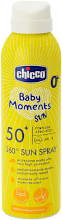 360° baby moments SUN dečiji sprej za zaštitu od sunca, SPF 50+, od rođenja Chicco