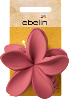 Haarklammer Blume, Rot ebelin