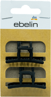 Щипка за коса, черна ebelin