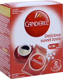 CANDEREL Nachfüllpackung Stückchen 5x100 Sticks Canderel
