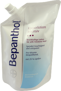 Bepanthol Körperlotion intensiv für sehr trockene Haut, Nachfüllbeutel  Bepanthol