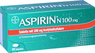 Aspirin N 100 mg Acetylsalicylsäure Tabletten ASPIRIN