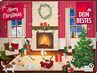 Adventný kalendár pre mačky Merry Christmas 2025 Dein Bestes