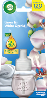 Náplň do elektrického osviežovača Essential Oils - bielizeň a biela orchidea Air Wick