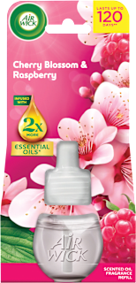 Náplň do elektrického osviežovača Essential Oils - čerešňový kvet a malina Air Wick