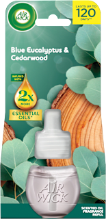 Náplň do elektrického osviežovača Essential Oils - eukalyptus a cédrové drevo Air Wick
