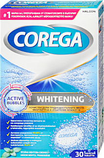Műfogsortisztító tabletta Whitening COREGA