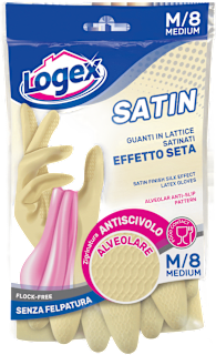 SATIN gumene rukavice - veličina M Logex
