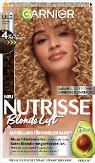 Haare Aufheller Nutrisse Blonde Lift UL2 Karamell Toffee GARNIER NUTRISSE