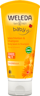Baby Waschlotion & Shampoo Calendula WELEDA baby