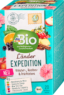 Tee Set, Länder Expedition 5 Sorten (20 Beutel) dmBio