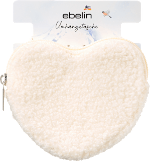 kabelka ve tvaru srdce krémová ebelin