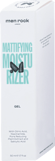 Zmatňujúci pleťový gél Mattifying Moisturizer men rock