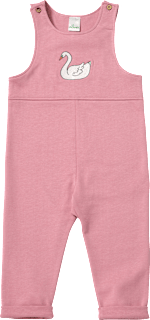 Overall mit Schwan-Motiv, rosa, Gr. 86, 1 St