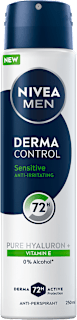 Derma Control dezodorans u spreju – Sensitive NIVEA MEN