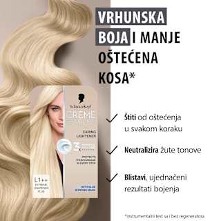 Boja za kosu Creme Supreme –  L1++ ekstremni posvjetljivač Plus Schwarzkopf CREME SUPREME