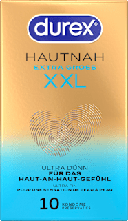 Kondome Hautnah Extra Groß XXL, Breite 60mm Durex