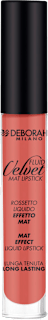 tekutá matná rtěnka Fluid Velvet 01 Antique Rose DEBORAH MILANO