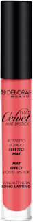 tekutá matná rtěnka Fluid Velvet 02 Romantic Pink DEBORAH MILANO
