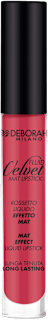 tekutá matná rtěnka Fluid Velvet 08 Clasy Mauve DEBORAH MILANO