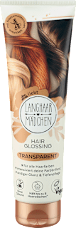 Farb-Glanzbehandlung Glossing - Transparent Langhaarmädchen